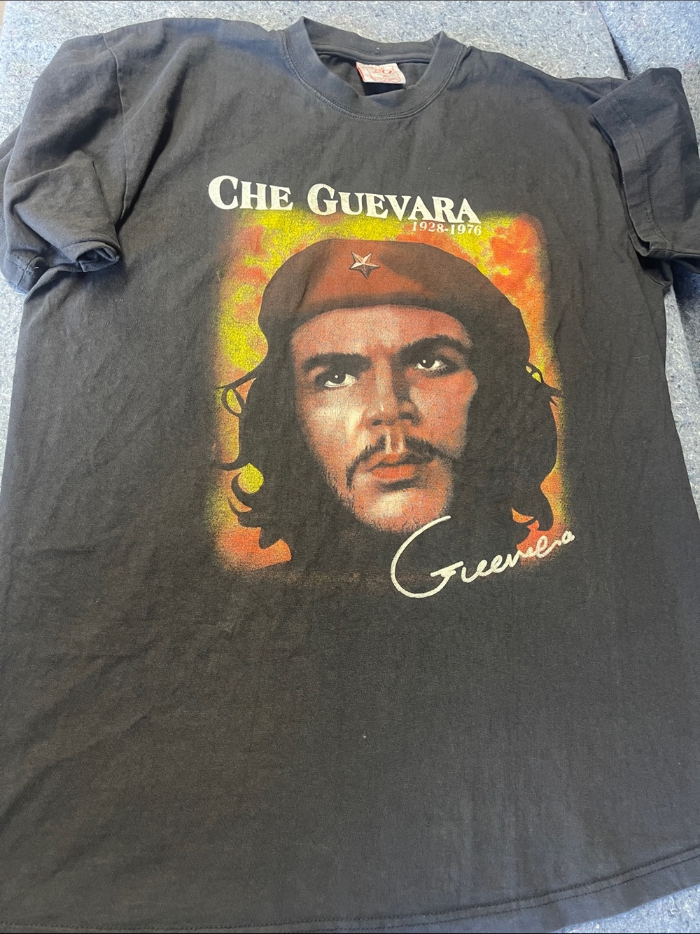 Che Guevara Graphic Black Crewneck T‑Shirt